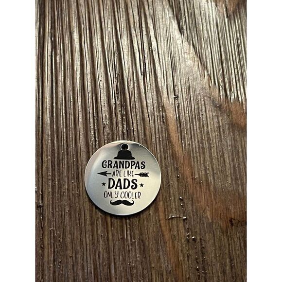 Handmade gray beaded Gift for Dad, Rear view Mirror Swag, Rearview mirror dangle - Picture 5 of 10